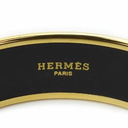 Hermes bracelet enamel metal cloisonné navy gold orange GP lion ladies HERMES