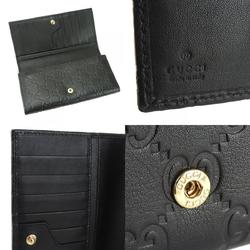 Gucci Long Wallet 244946 Guccissima Leather Black Accessory Women's GUCCI