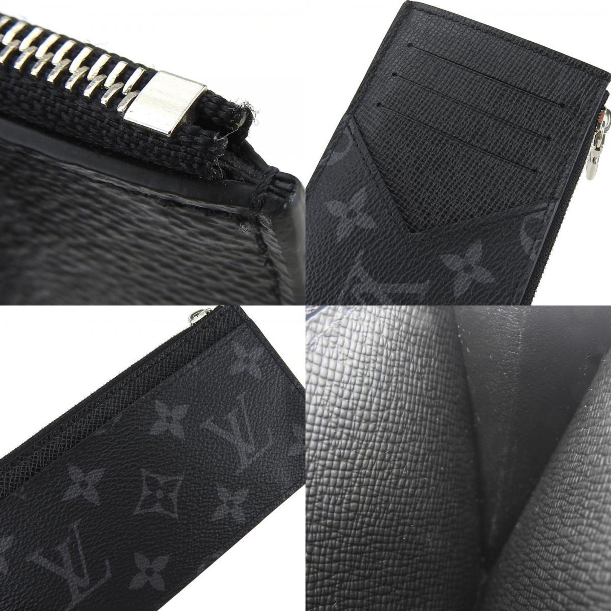 Louis Vuitton Wallets & Coin Cases Card Holders M30271 Taiga Monogram Eprix Canvas Noir Black Stylish Women's Men's LOUIS VUITTON