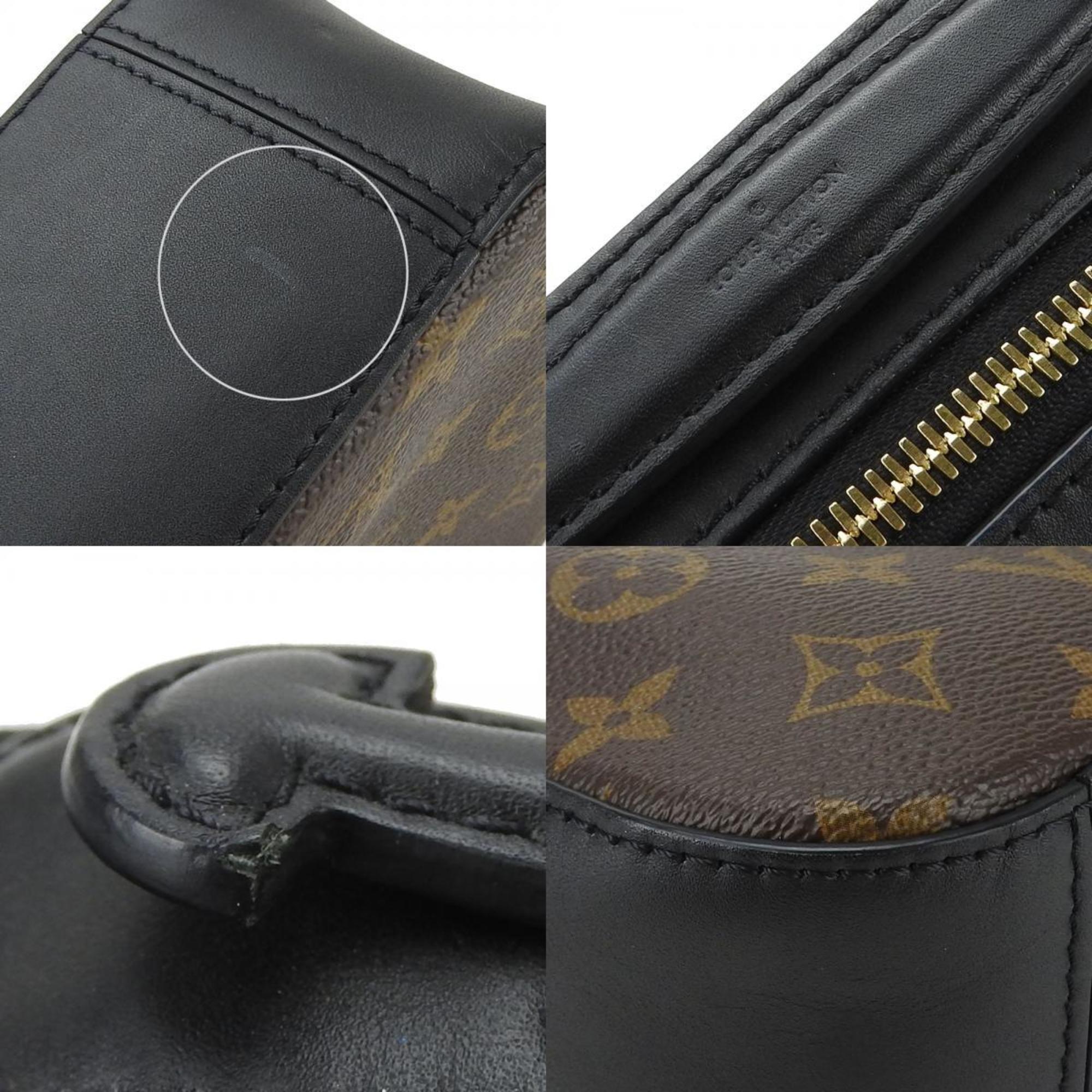 Louis Vuitton Shoulder Bag Santonge M43555 Monogram Canvas Noir Black Tassel Pochette Women's LOUIS VUITTON