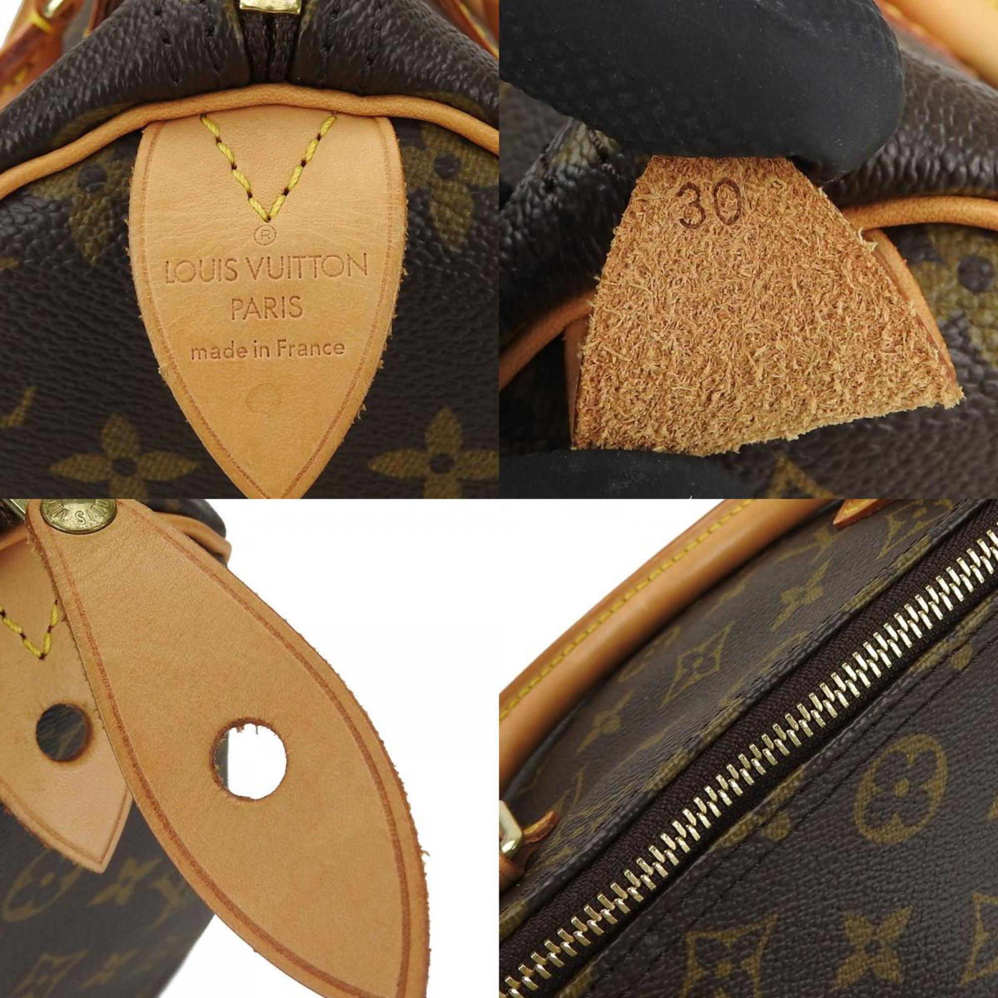 Louis Vuitton Handbag Speedy 30 M41526 Monogram Canvas Brown Women's LOUIS VUITTON