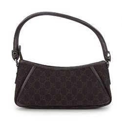 Gucci Shoulder Bag 293583 Abby GG Canvas Leather Dark Brown Women's GUCCI