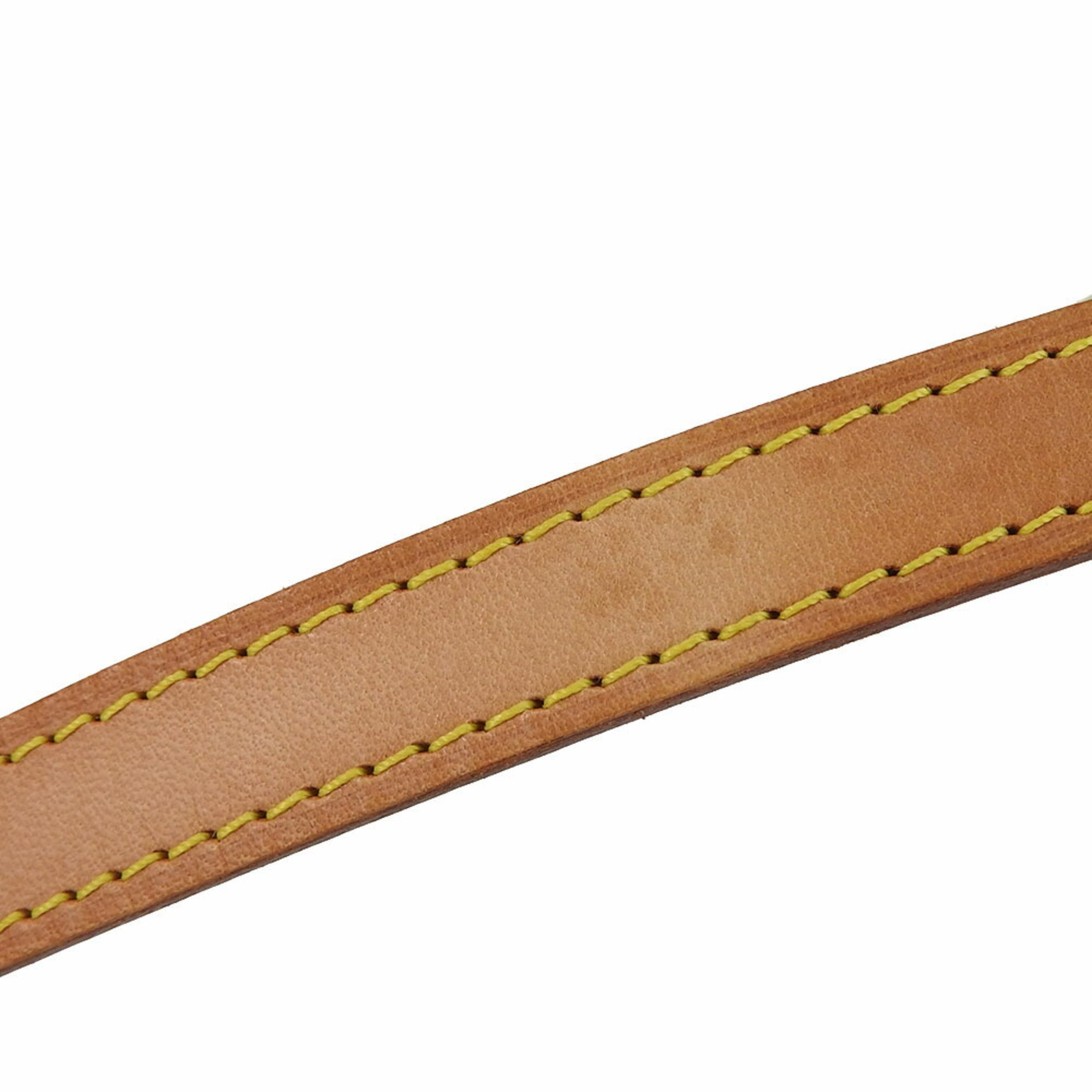 Louis Vuitton Shoulder Strap, Tanned Leather, Beige, Adjustable, Women's LOUIS VUITTON