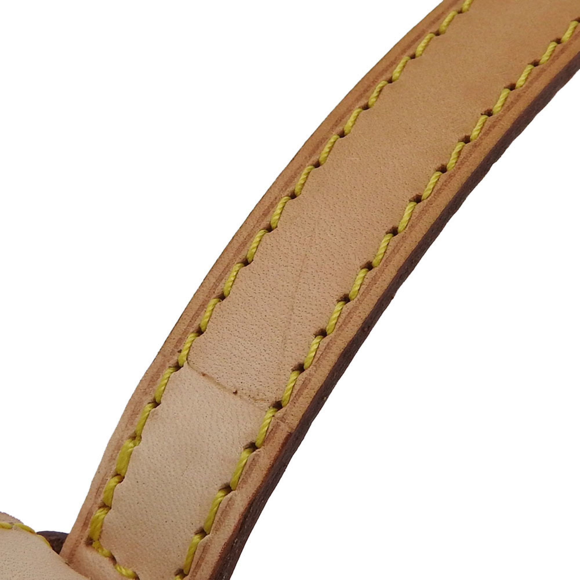 Louis Vuitton Shoulder Strap, Tanned Leather, Beige, Women's LOUIS VUITTON