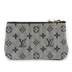 Louis Vuitton Wallet/Coin Case Pochette Cle M92236 Monogram Canvas Navy Pouch Women's Men's LOUIS VUITTON