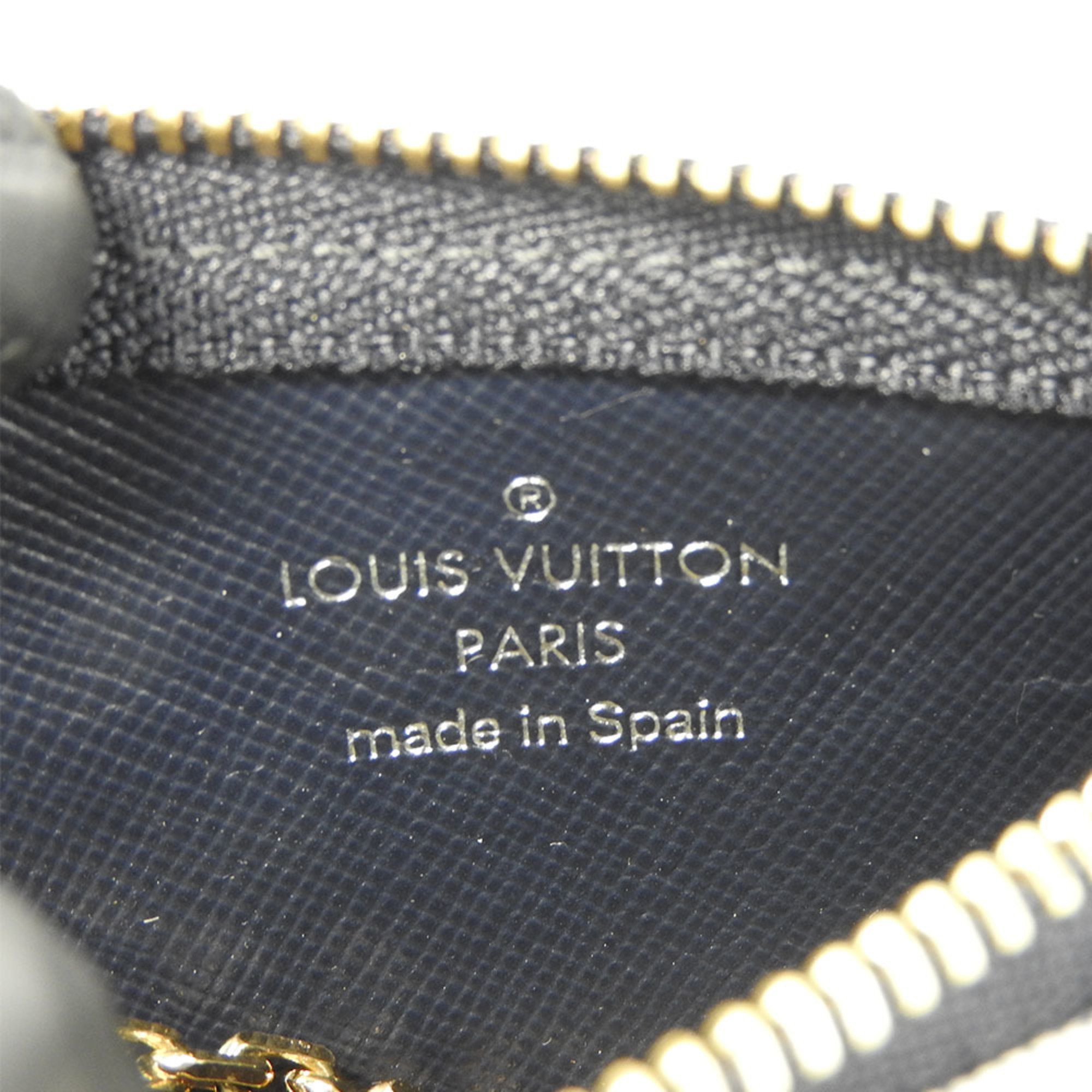 Louis Vuitton Wallet/Coin Case Pochette Cle M92236 Monogram Canvas Navy Pouch Women's Men's LOUIS VUITTON