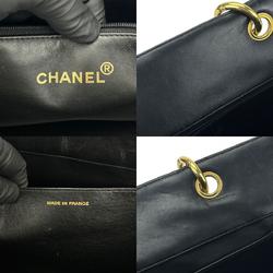 Chanel Tote Bag, Matelasse Stitch, Lambskin, Black, No. 4, Coco Mark, Chain, Women's, CHANEL