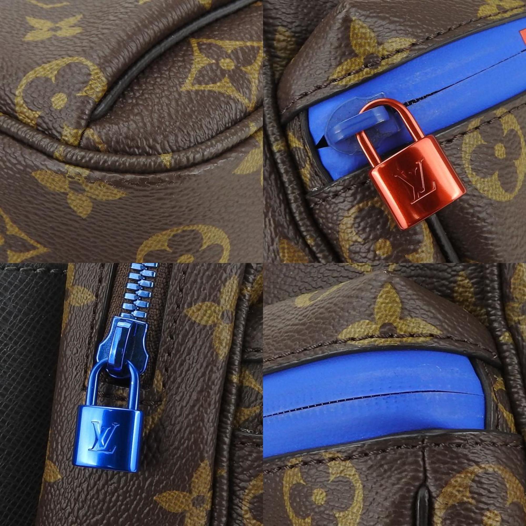 Louis Vuitton Waist Bag Pacific Bum M43828 Monogram Canvas Brown Blue Kim Jones Body Women's Men's LOUIS VUITTON