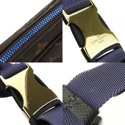 Louis Vuitton Waist Bag Pacific Bum M43828 Monogram Canvas Brown Blue Kim Jones Body Women's Men's LOUIS VUITTON