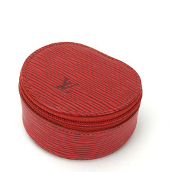 Louis Vuitton Pouch Ecrin Bijou M48227 Epi Leather Castilian Red Case Women's Men's LOUIS VUITTON