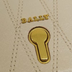 BALLY Chain Shoulder Bag Leather Women's