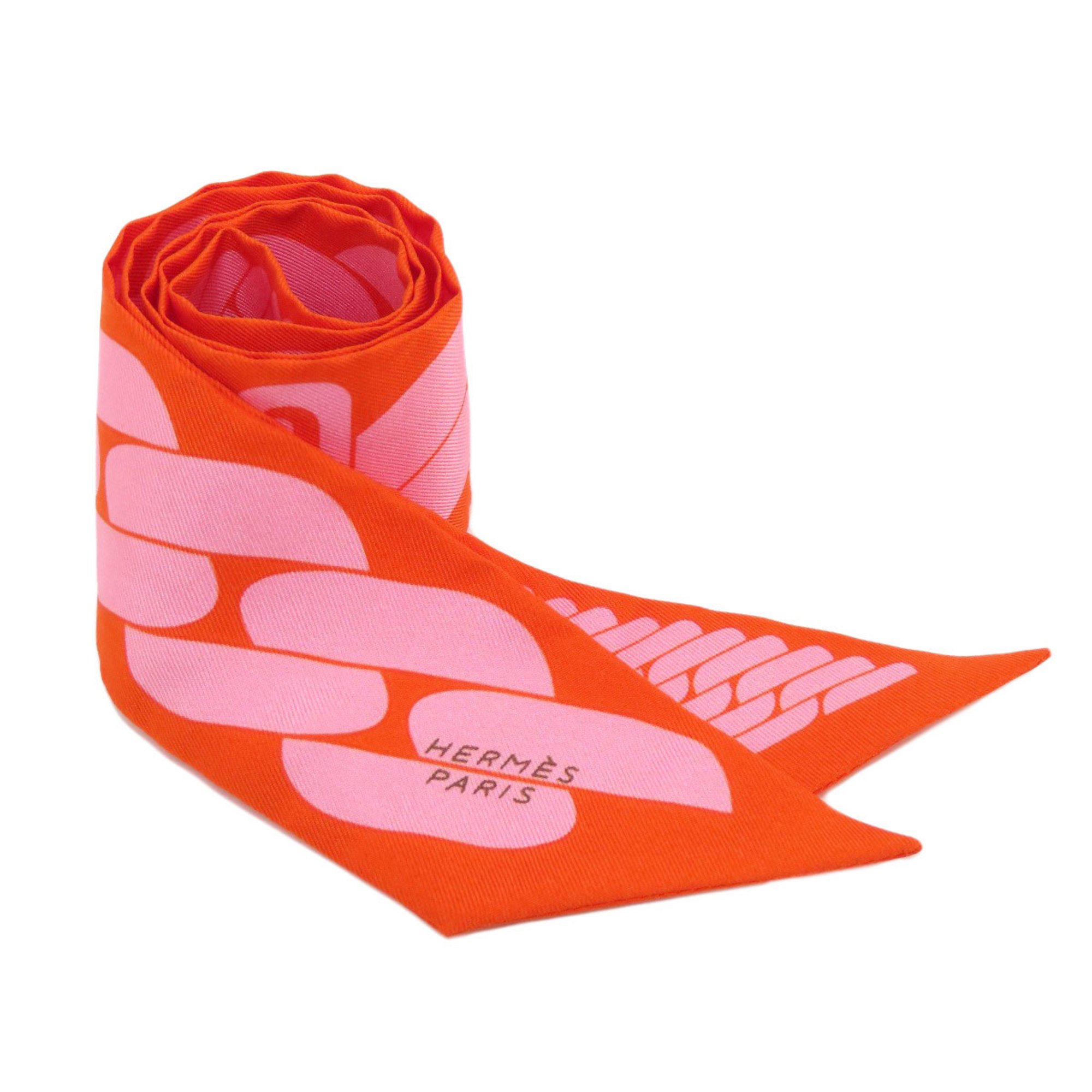 Hermes Twilly Scarf Silk Women's HERMES