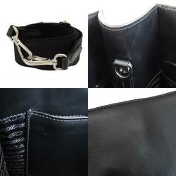 Prada 1BG382 Embossed Triangle Handbag Leather Women's PRADA