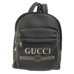 GUCCI 547834 Printed Backpack/Daypack in Calf Leather for Women