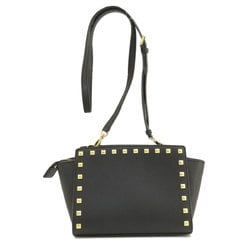 Michael Kors Long Shoulder Studded Bag Leather Women's