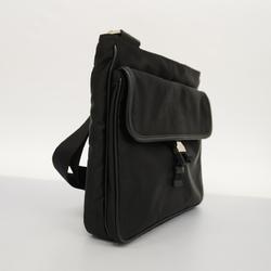 Prada Shoulder Bag Nylon Black Women's