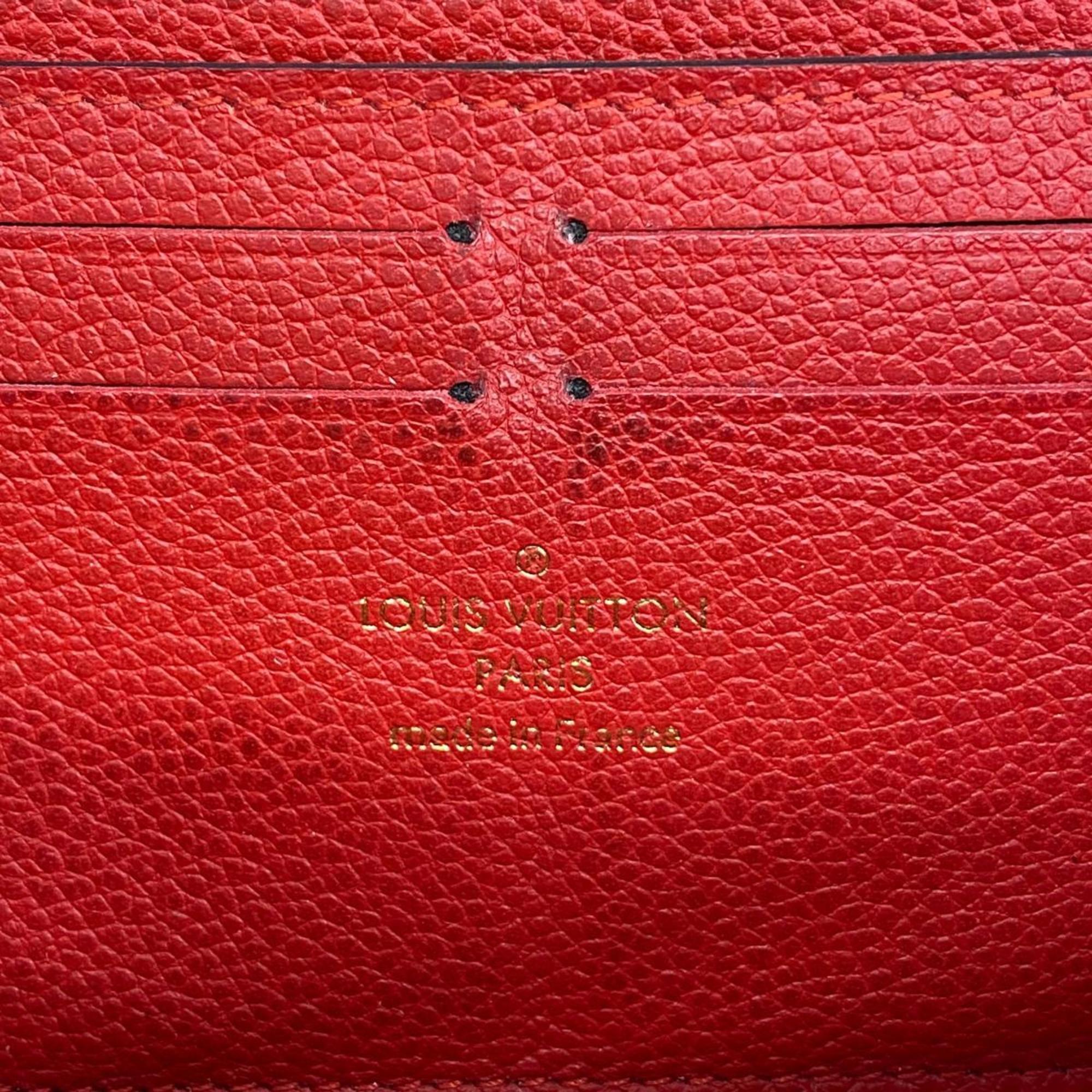 Louis Vuitton Long Wallet Monogram Empreinte Portefeuille Clemence M60169 Trois Men's Women's