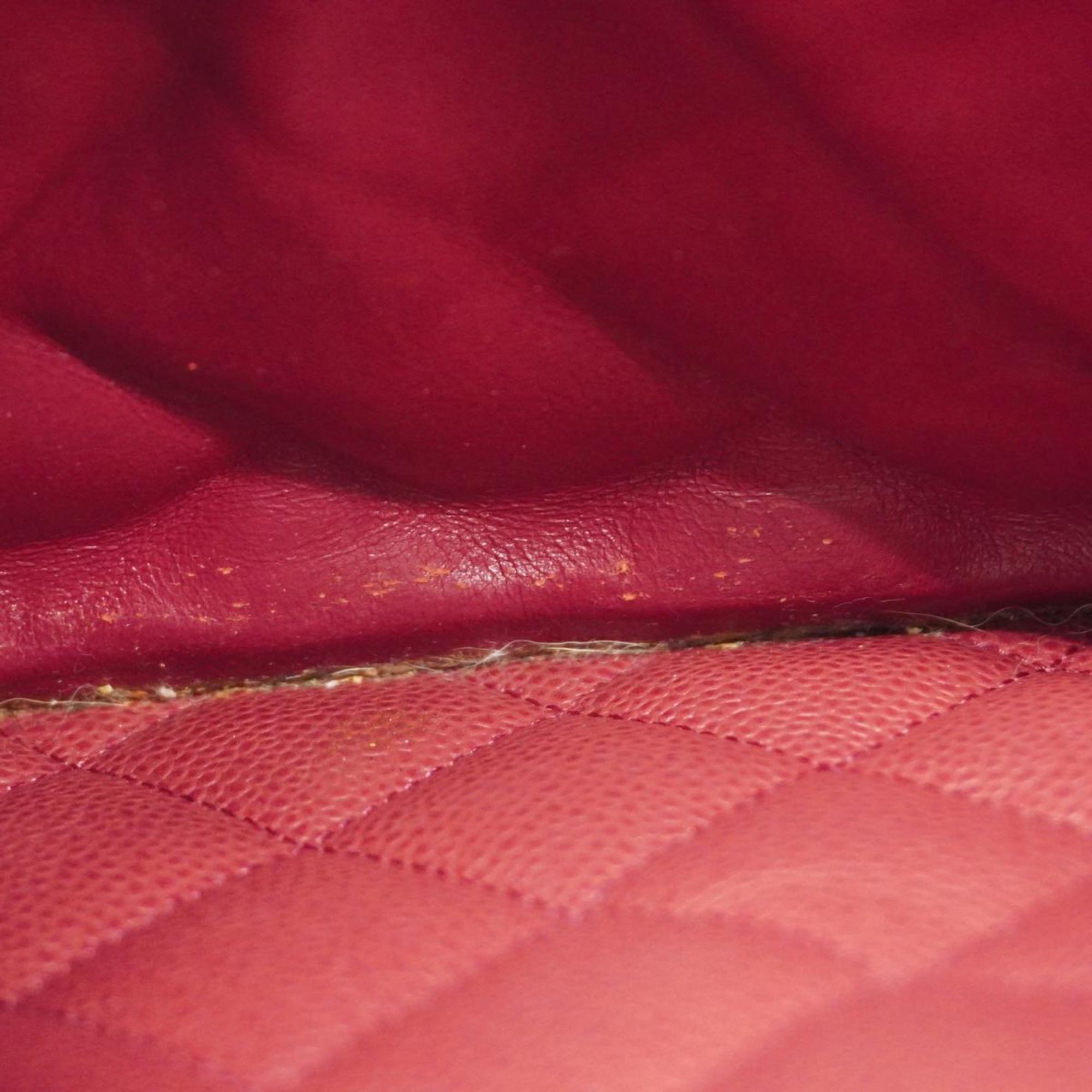 Chanel Tote Bag Reproduction Caviar Skin Pink Women's