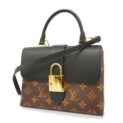 Louis Vuitton Handbag Monogram Rocky BB M44141 Brown Black Ladies