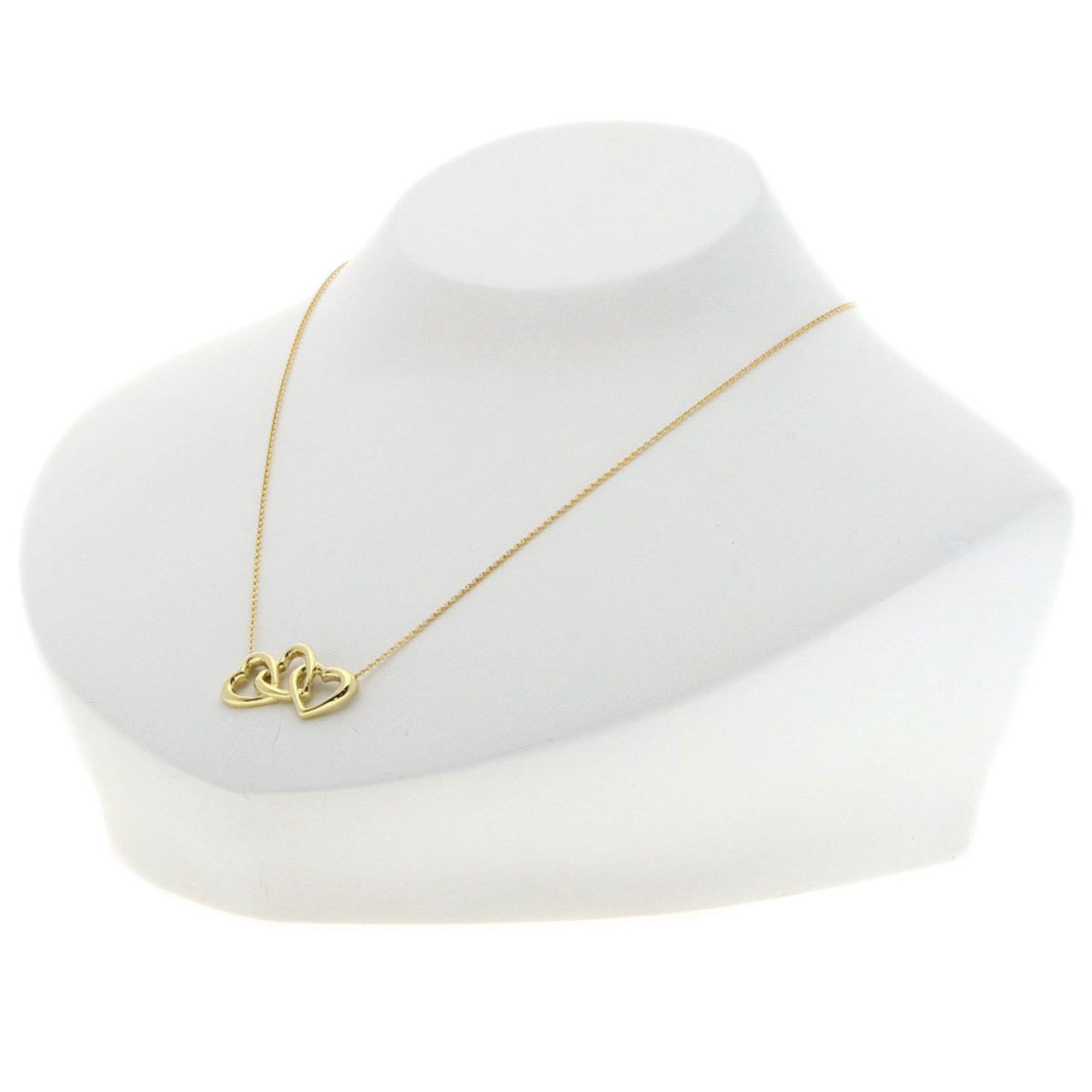 Tiffany & Co. Triple Loving Heart Necklace, 18K Yellow Gold, Women's, TIFFANY