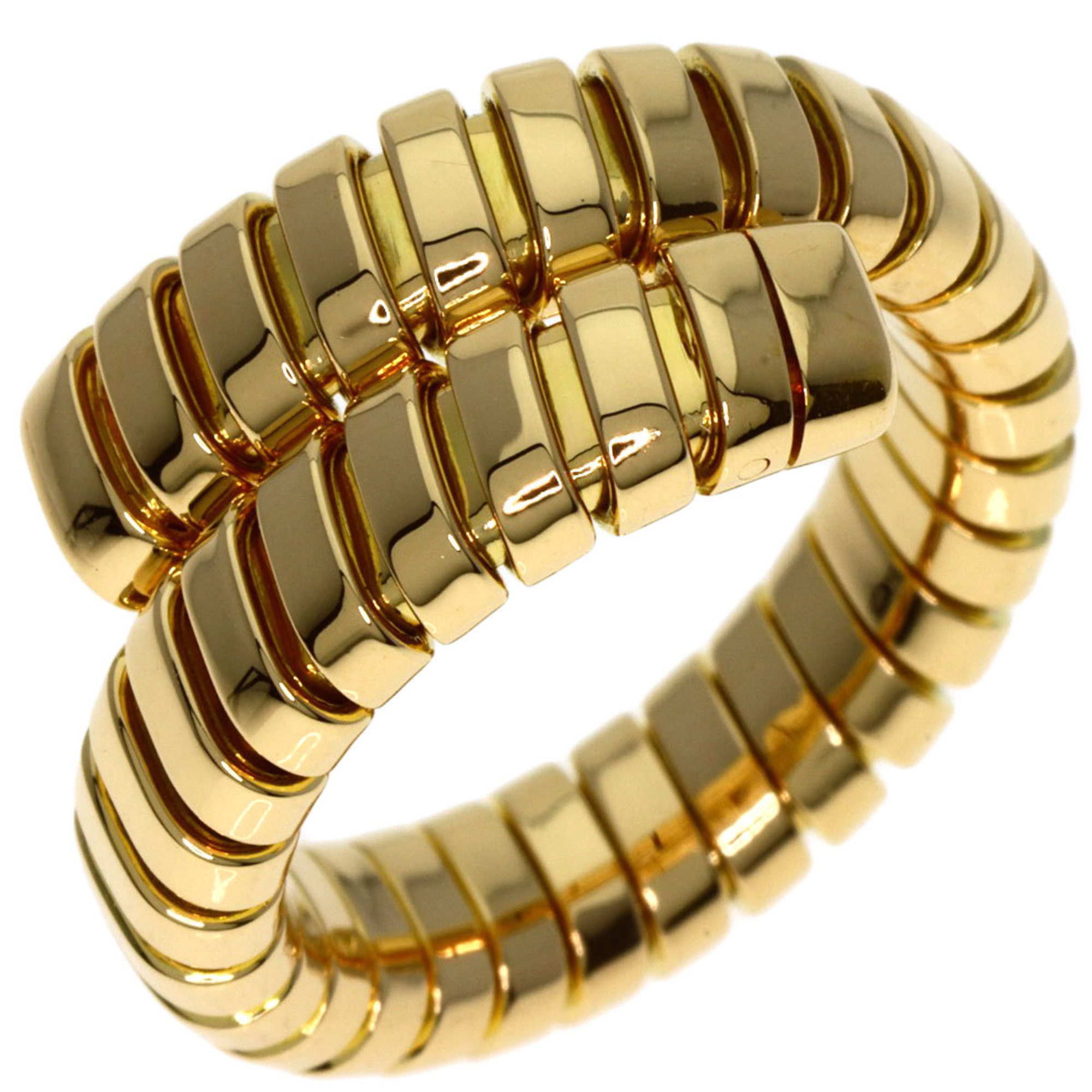 BVLGARI Tubogas Ring, 18K Yellow Gold for Women