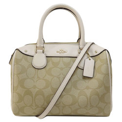 Coach F58312 Signature Handbag PVC Women's COACH