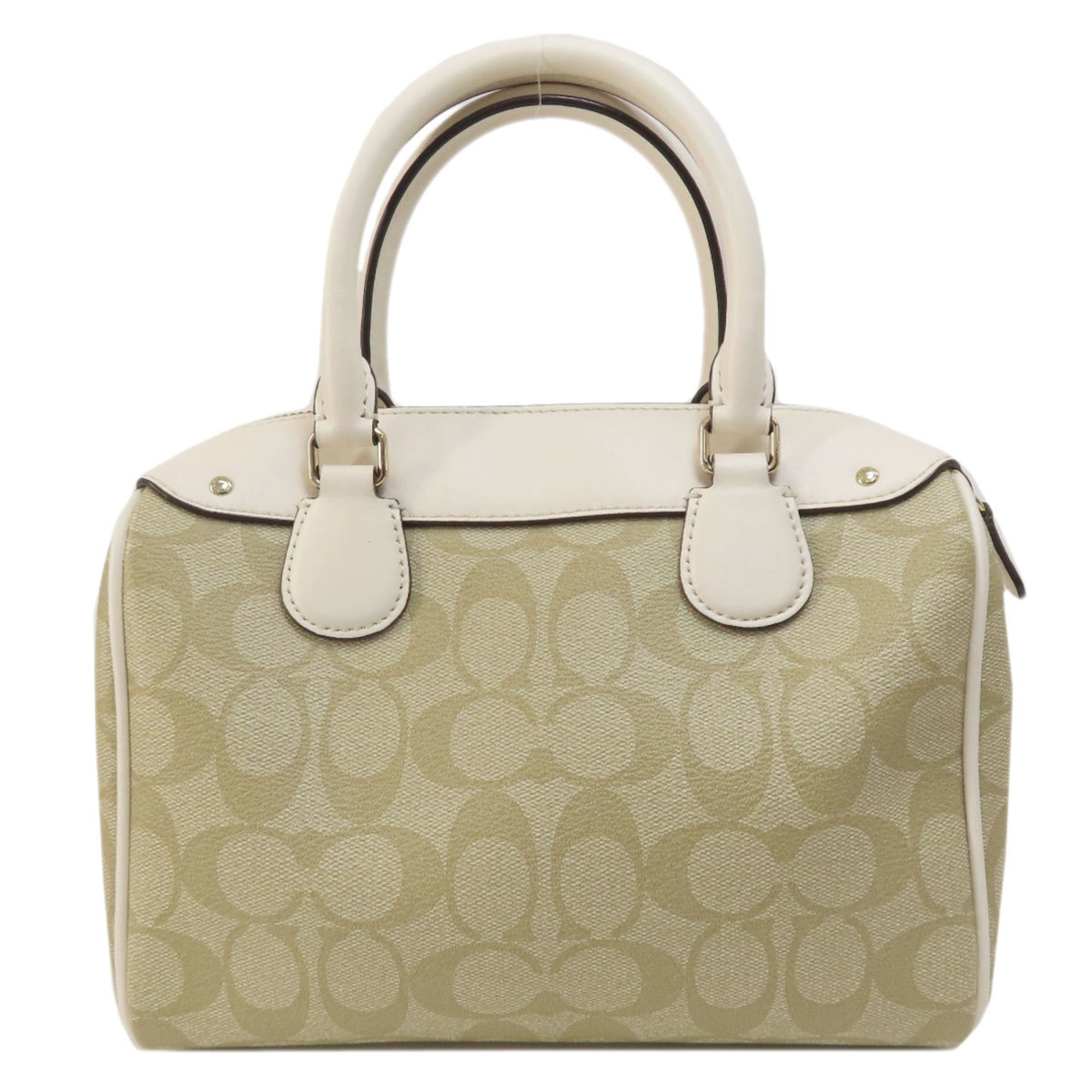 Coach F58312 Signature Handbag PVC Women's COACH