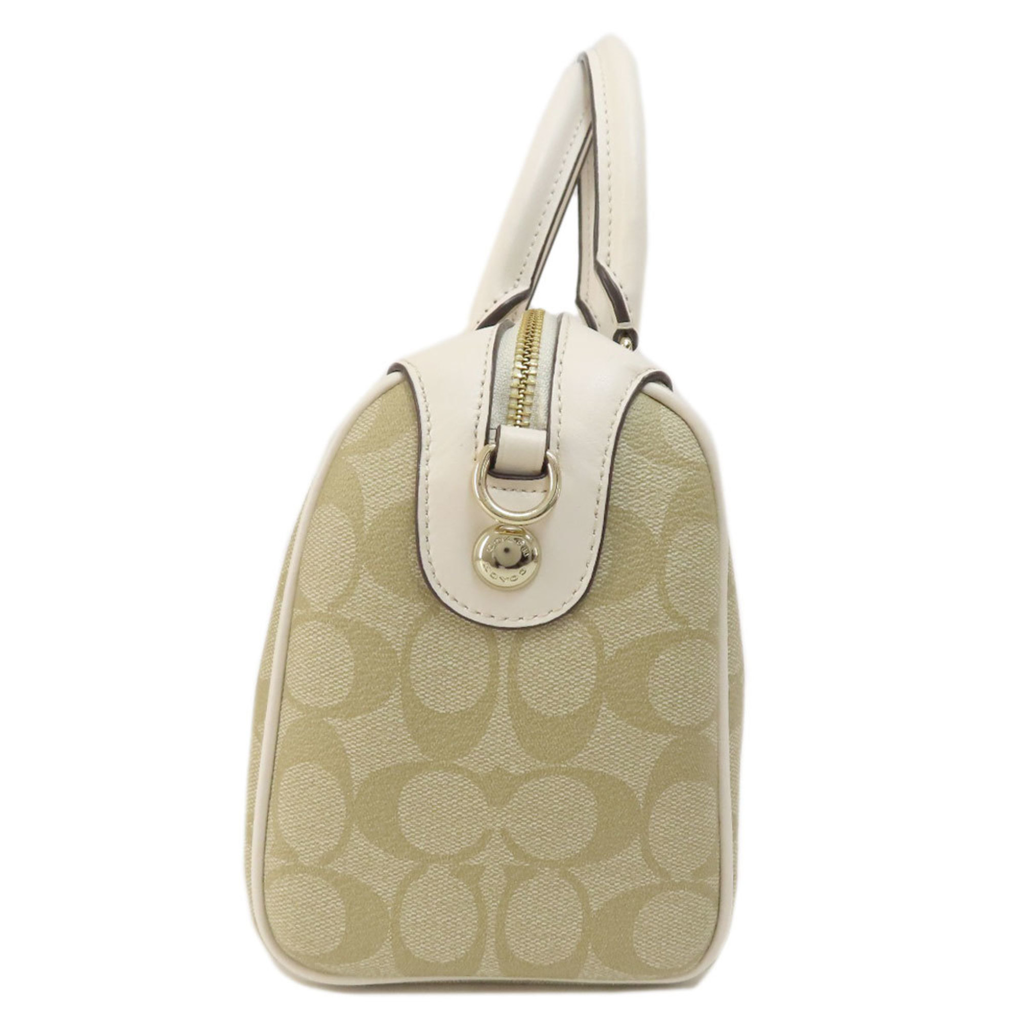 Coach F58312 Signature Handbag PVC Women's COACH