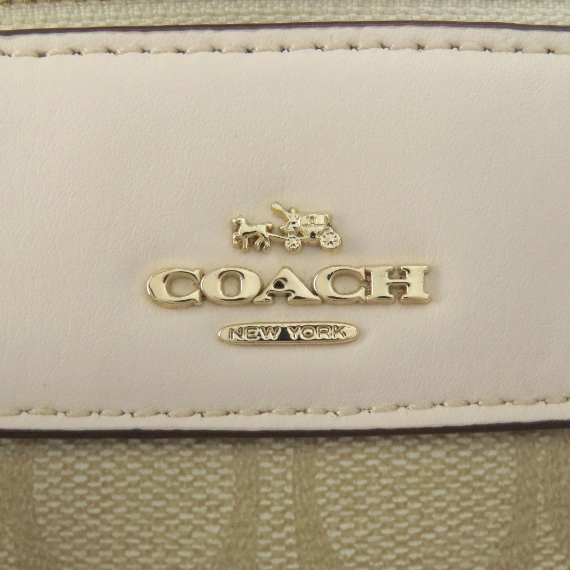 Coach F58312 Signature Handbag PVC Women's COACH