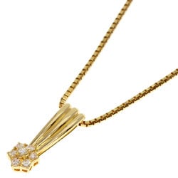 POLA Diamond Necklace K18 Yellow Gold Ladies