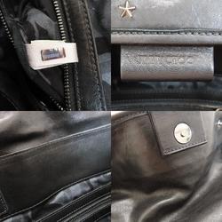 Jimmy Choo Floyd Star Motif Backpack/Daypack Leather Women's