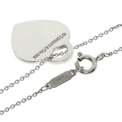 Tiffany Notes Heart Tag Necklace Silver Women's TIFFANY&Co.