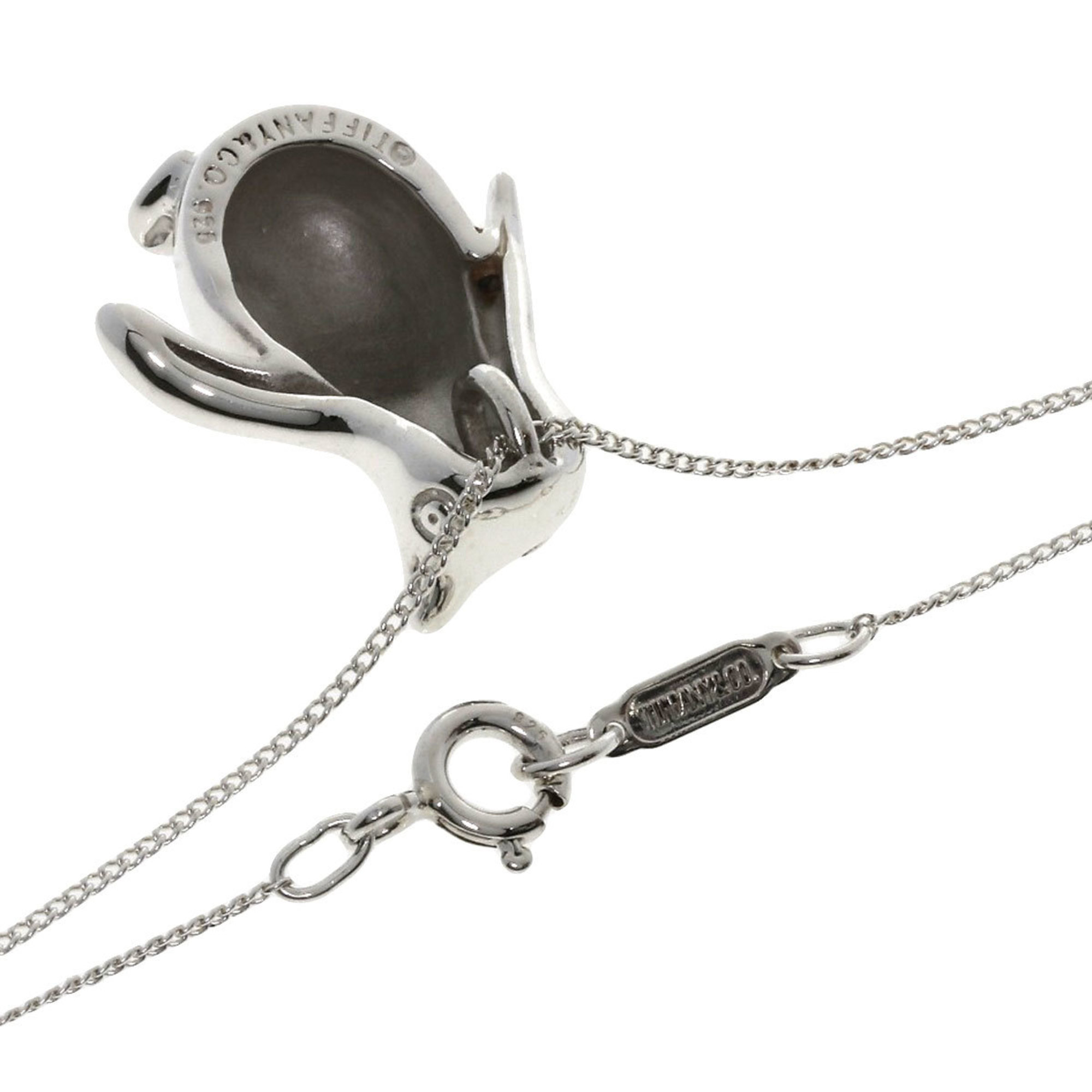 Tiffany penguin motif necklace silver ladies TIFFANY&Co.