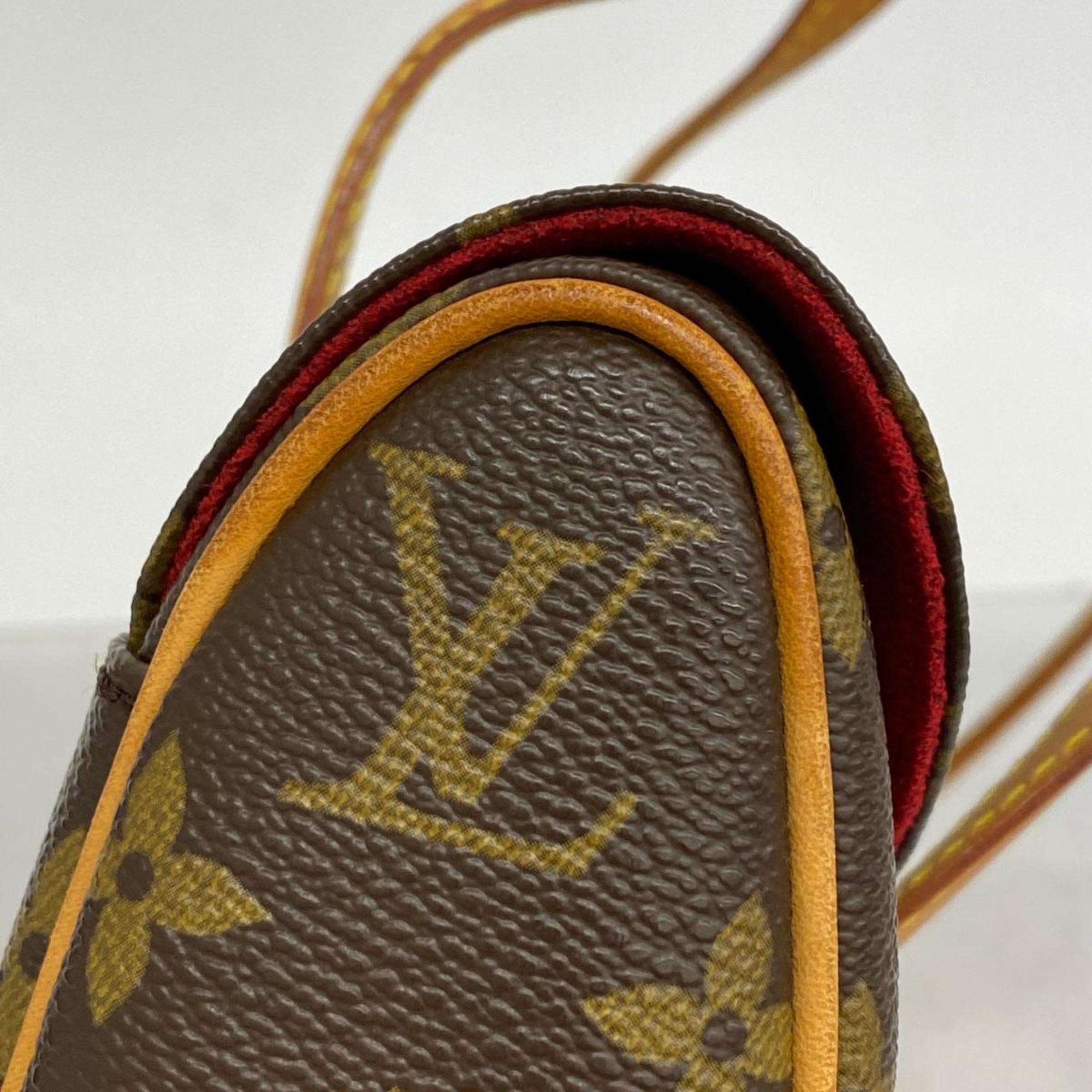 Louis Vuitton Handbag Monogram Sonatine M51902 Brown Ladies