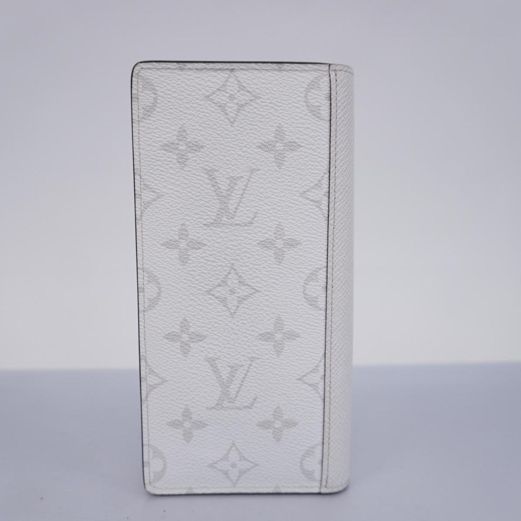 Louis Vuitton Long Wallet Taigarama Portefeuille Brazza M30298 Bron Men's