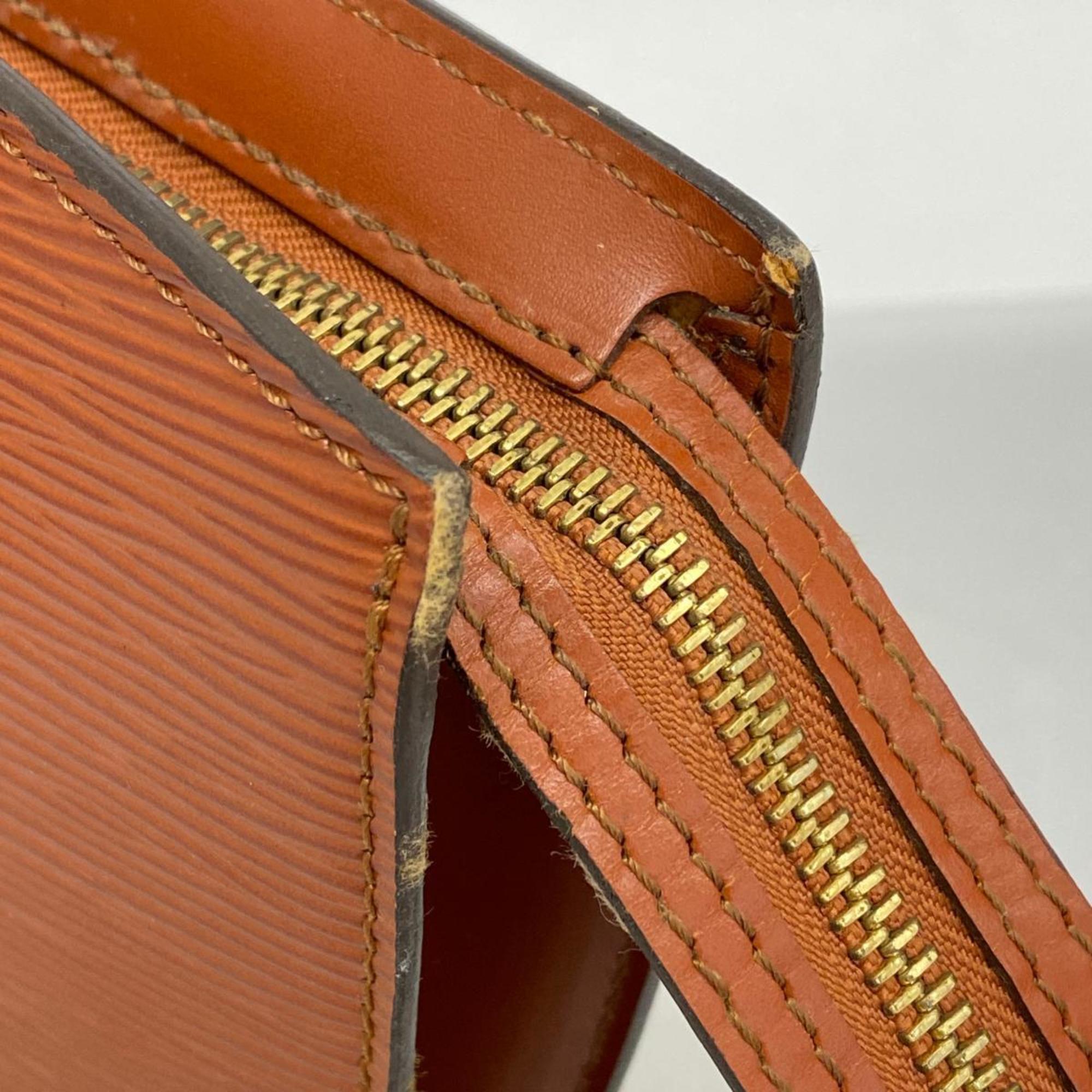 Louis Vuitton Handbag Epi Saint Jacques M52273 Kenya Brown Ladies