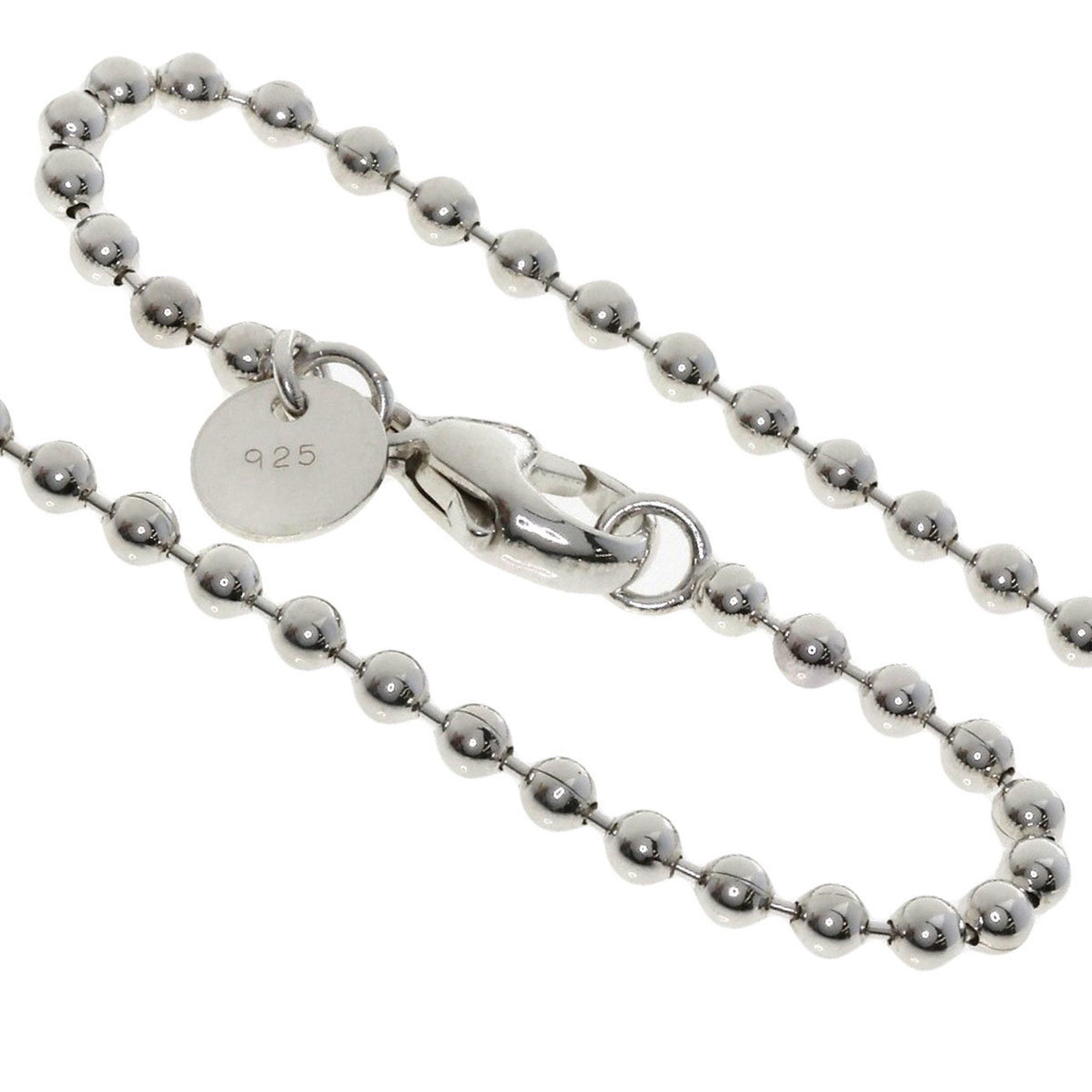Tiffany Return to Oval Tag Necklace Silver Women's TIFFANY&Co.