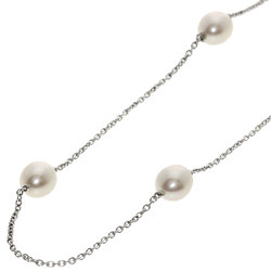 Tiffany Freshwater Pearl Necklace Silver Women's TIFFANY&Co.