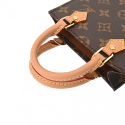 LOUIS VUITTON Louis Vuitton Monogram Petite Sac Plat Brown M69442 Women's Canvas Handbag
