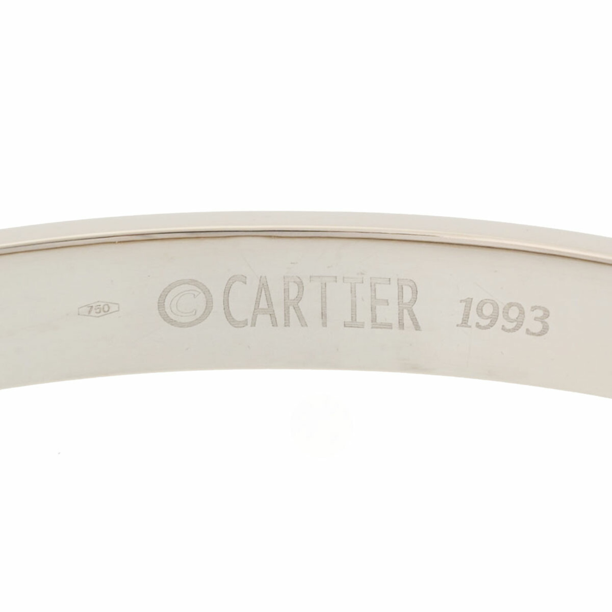 CARTIER Love Bracelet #16 - Women's 18K White Gold