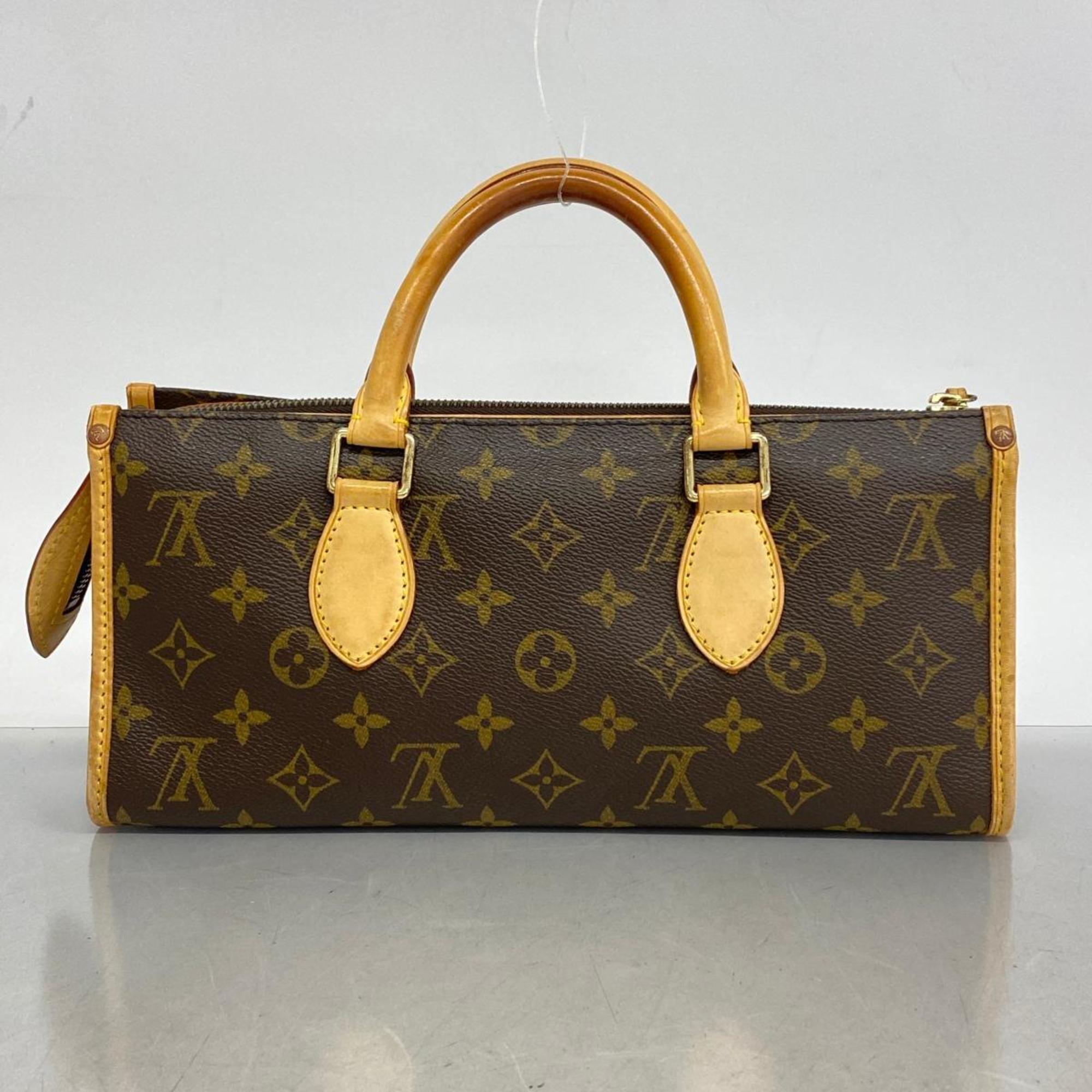 Louis Vuitton Handbag Monogram Popincourt M40009 Brown Ladies
