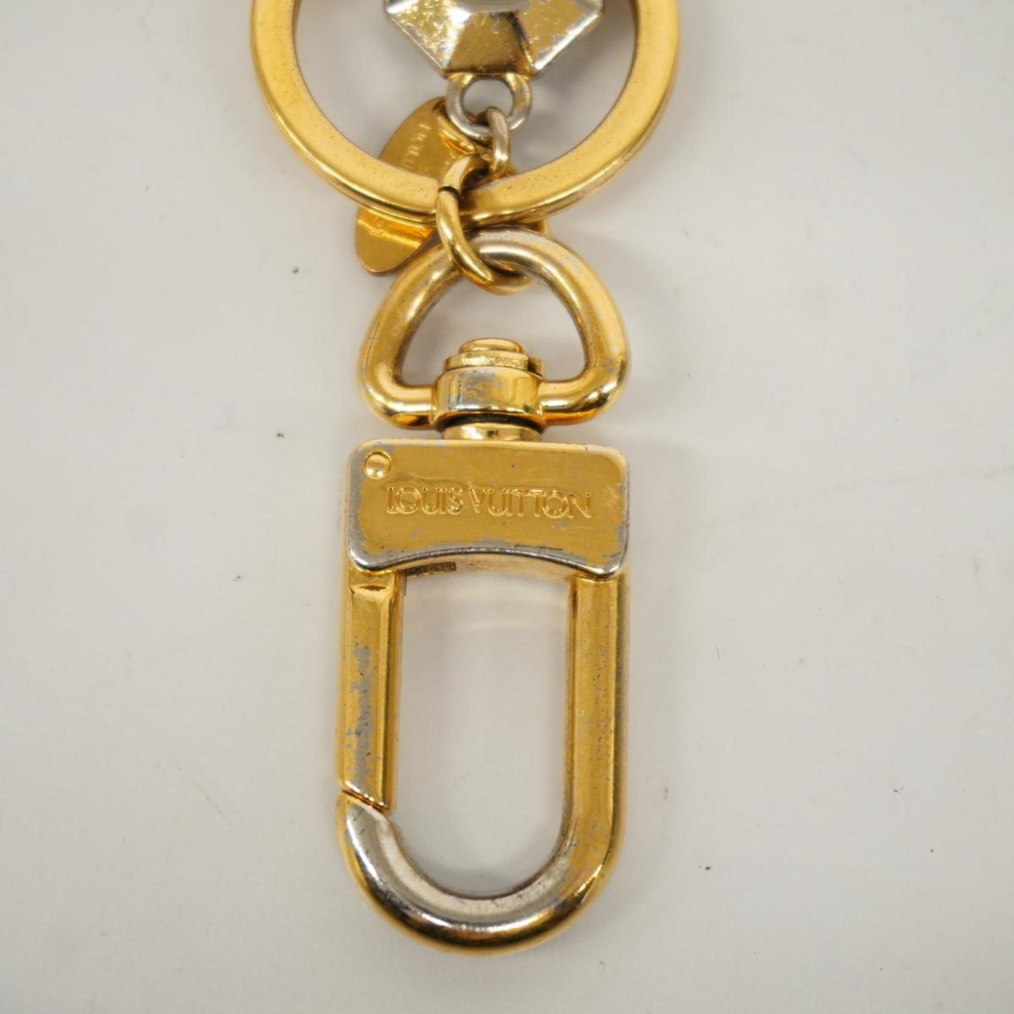 Louis Vuitton Keychain LV Facet Portocle M65216 Gold Women's