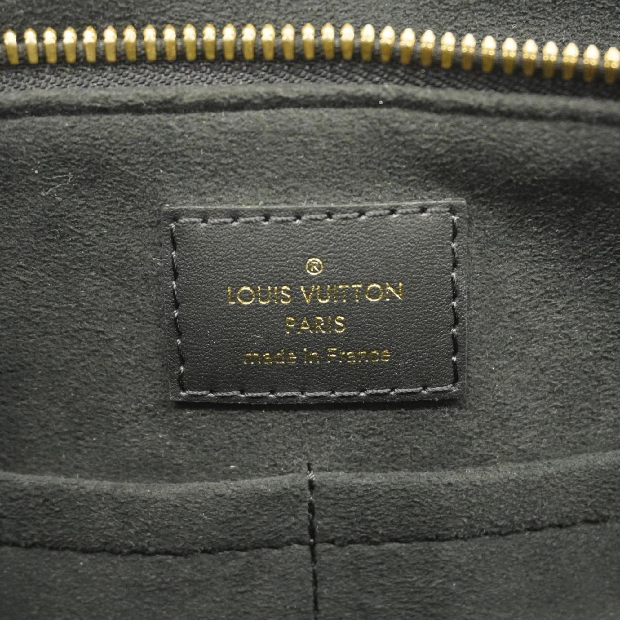 Louis Vuitton Handbag Monogram Soufflot NVMM M44817 Brown Black Ladies
