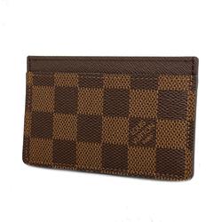 Louis Vuitton Business Card Holder/Card Case Damier Porte Carte Sample N61722 Brown Men's/Women's