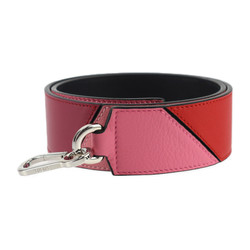 LOEWE Degrade Puzzle Bandouliere 90 Shoulder Strap 125.99UR71 Classic Calfskin Pink x Red Purple Black Replacement