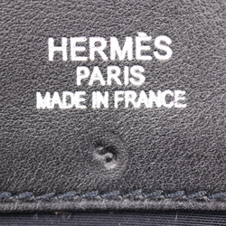 HERMES Hermes Sac Eve GM Handbag Toile H Leather Black Tote Bag □J Stamp