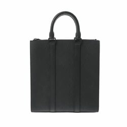 LOUIS VUITTON Louis Vuitton Monogram Sac Plaque Black M59960 Unisex Taurillon Leather Handbag