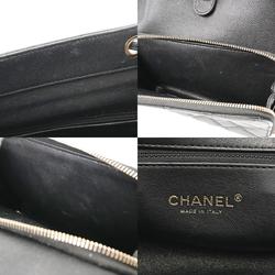 CHANEL Chanel Matelasse Infinity Backpack Black A93748 Women's Caviar Skin Backpack/Daypack