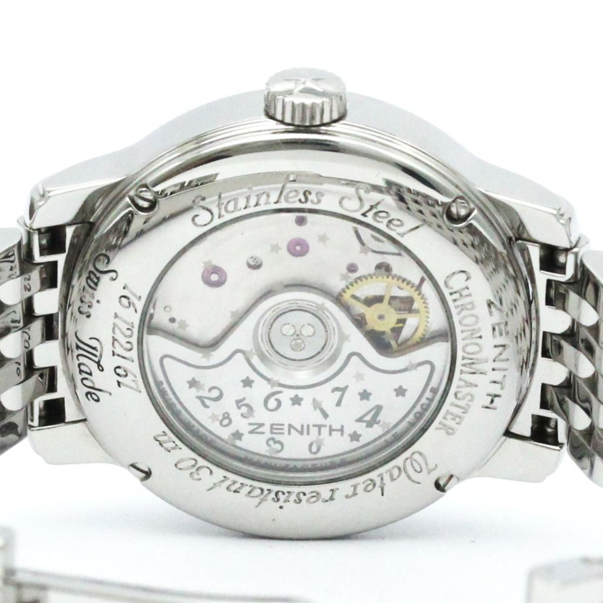 ZENITH Baby Star Daimond Stainless Steel Automatic Watch 16.1221.67 BF571674