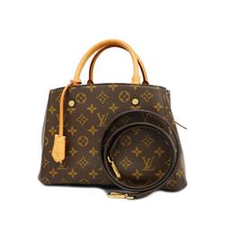 Louis Vuitton Handbag Monogram Montaigne BB M41055 Brown Ladies